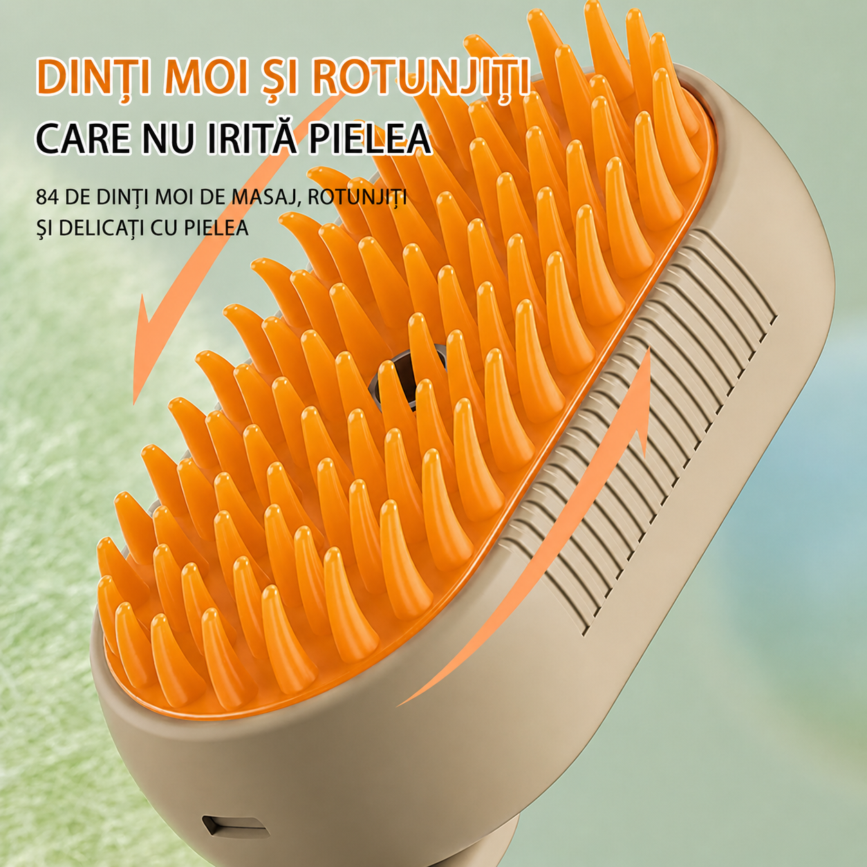 Perie 3-în-1 pentru animale cu pulverizare